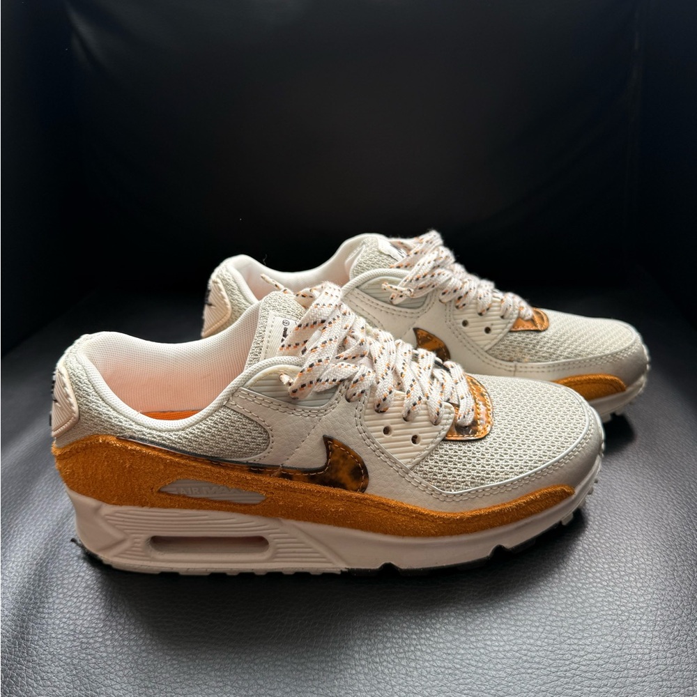 Nike Women's Athletic Shoes in Cream and orange